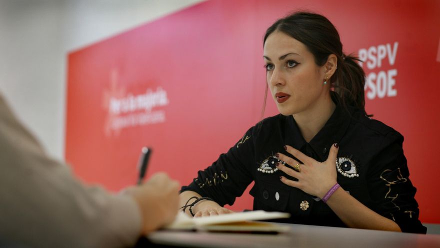 Ana Domínguez, vicesecretaria de Igualdad del PSPV. FOTO.