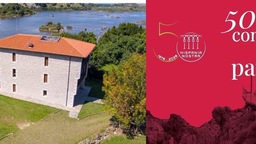 Arnuero acoge la muestra de Hispania Nostra que celebra medio siglo de defensa del patrimonio