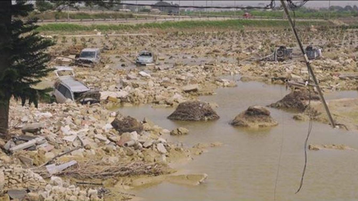 Un fotograma del documental en el que se ven los efectos de la DANA del pasado año.