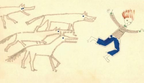 Representación del miedo. 'Huyendo de los lobos (noviembre de 1974)