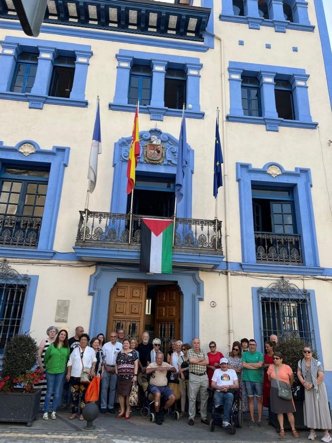 El ayuntamiento de Grado apoyando a la comunidad palestina