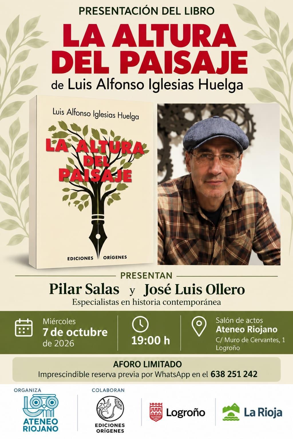Presentación del nuevo libro de Luis Alfonso Iglesias