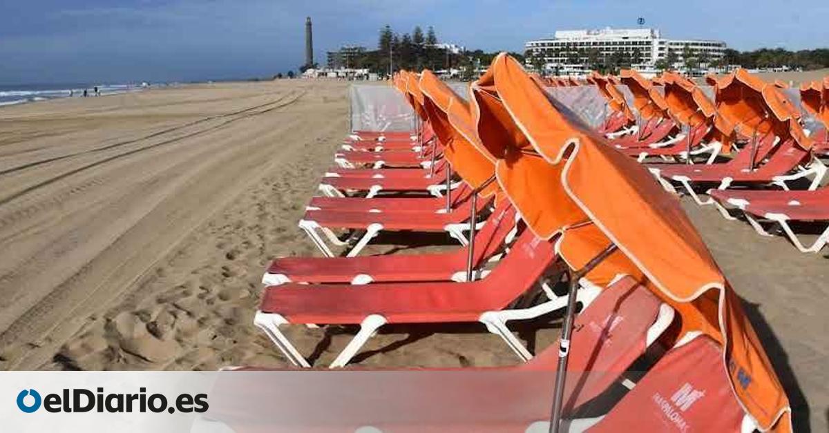 Los sindicatos acusan al Ayuntamiento de San Bartolomé de Tirajana de subir el precio de las hamacas  para poder ejecutar su privatización 