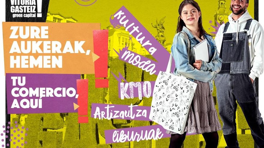 El Ayuntamiento de Vitoria-Gasteiz fomenta el consumo local entre la juventud a través de la campaña 'Tu comercio aquí'