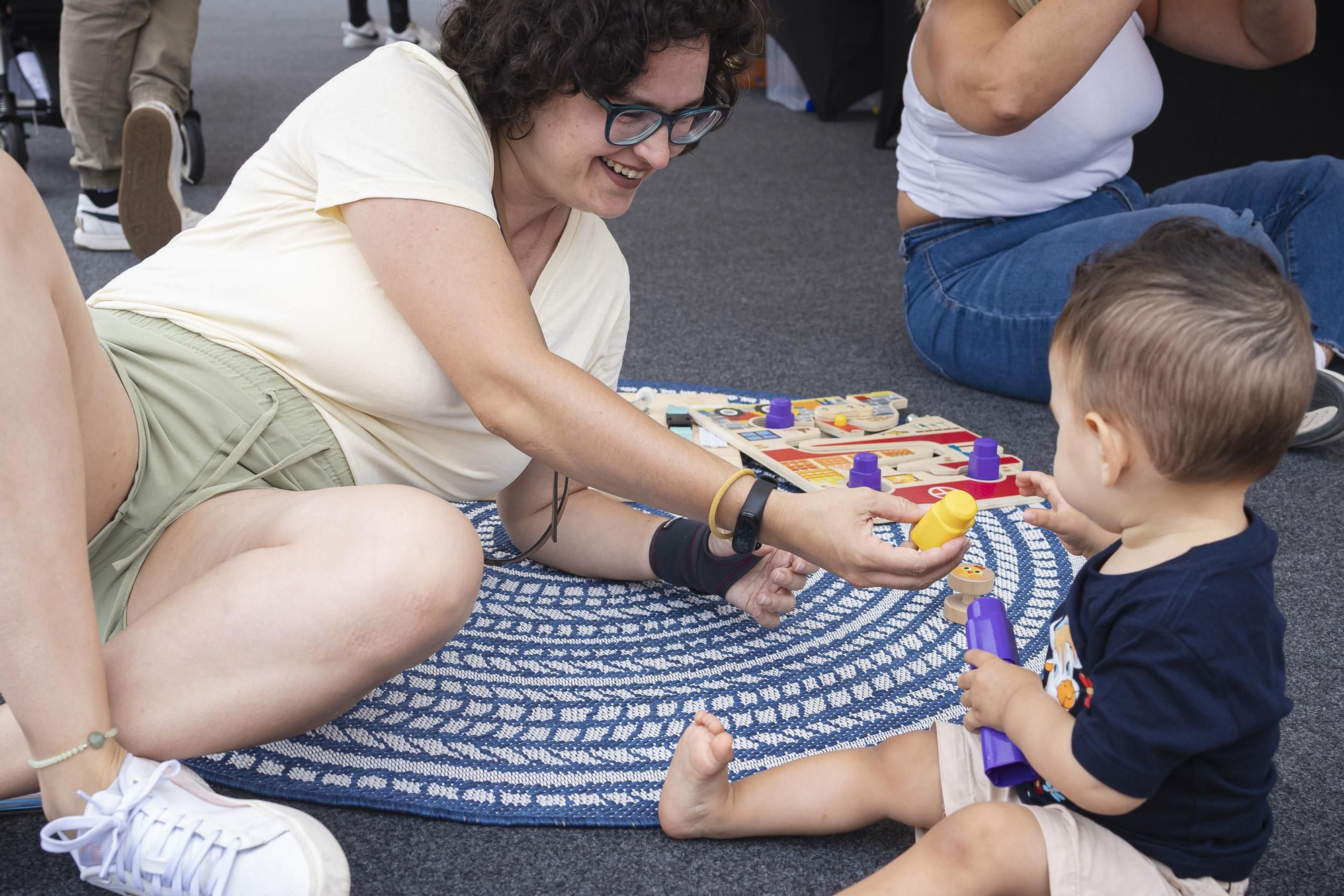 En el FIC también hubo un rincón infantil con juegos y actividades para que los más pequeños se divirtieran