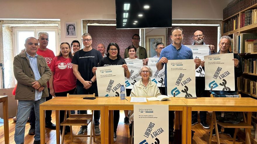 "Liberemos a Galega!": 35 entidades lanzan una iniciativa legislativa para "rescatar" TVG del "secuestro" del PP