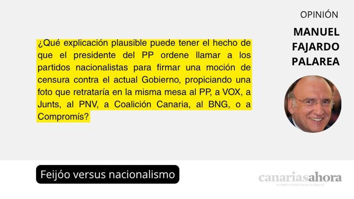 Feijóo versus nacionalismo