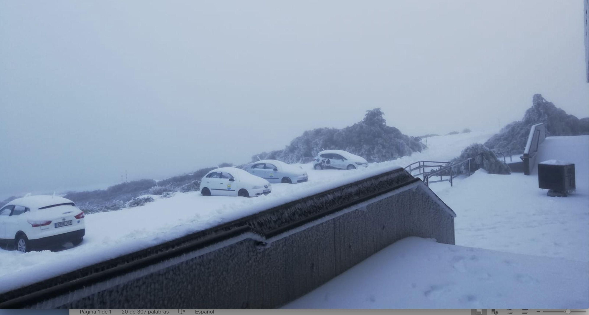 Exterior de la Residencia del IAC en el Observatorio del Roque de Los Muchachos, este sábado.