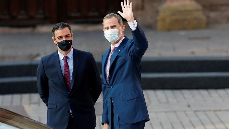 Pedro Sánchez y Felipe VI
