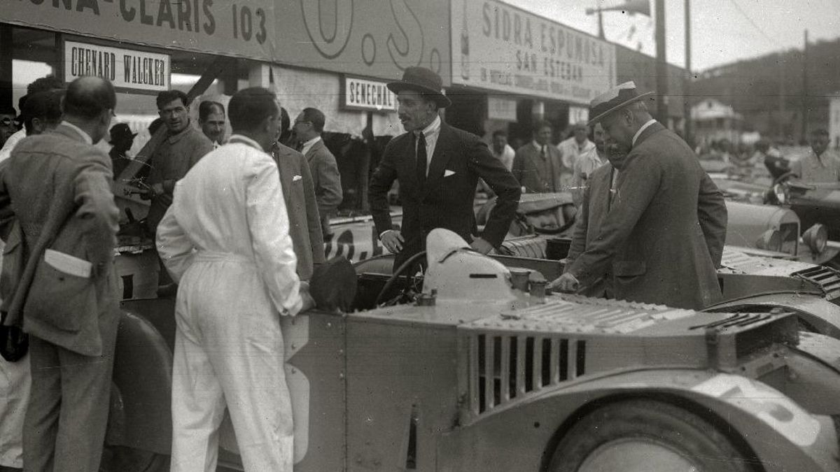 Donostia fue capital del motor en 1926: Alfonso XIII, Primo de Rivera y 100.000 aficionados en el Circuito de Lasarte