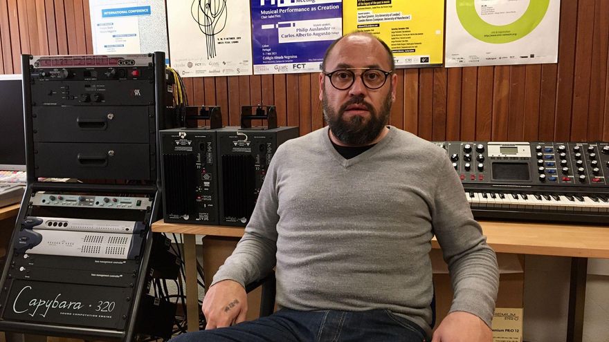 El músico e investigador gallego Roberto Oliveira