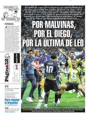 Hermosa mañana, ¿verdad? La Selección Argentina lo hizo otra vez: las tapas de los diarios se rinden ante la Scaloneta finalista