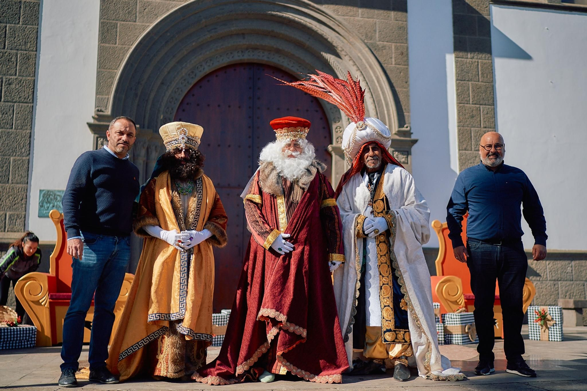 Los Reyes Magos visitan Canarias