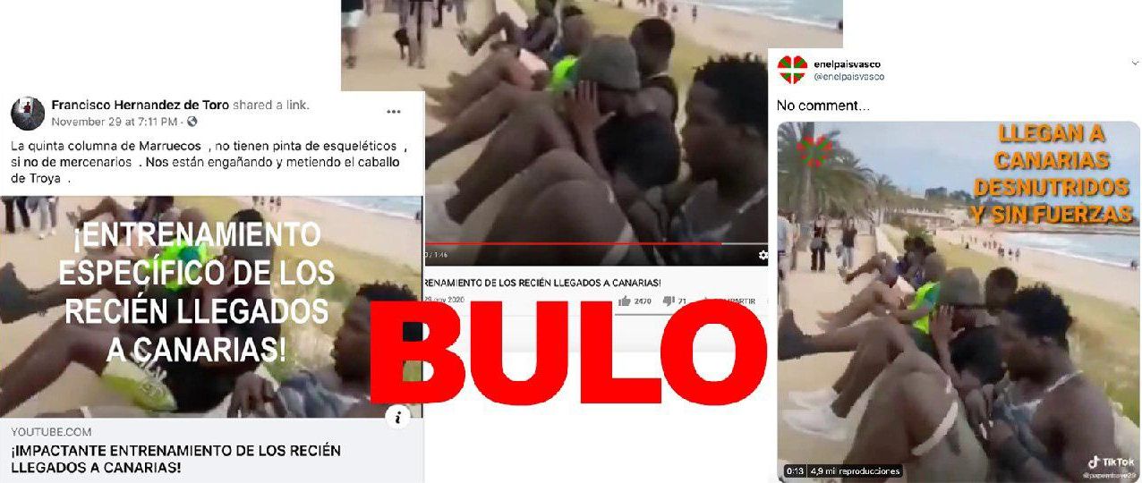 Negros en las playas de Canarias supuestamente recién llegados al país