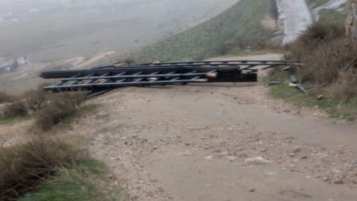 Daños en los molinos de Consuegra