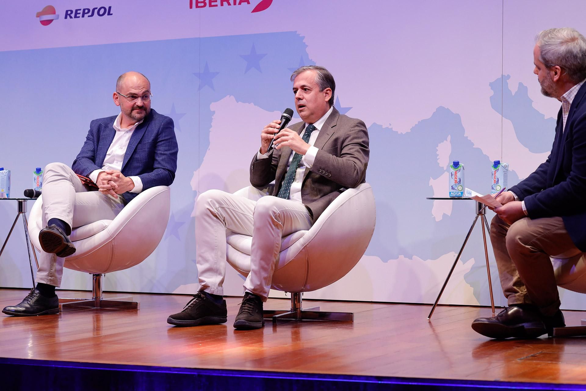 Federico Ramos, director General de Suez Madrid, en el evento 'Fondos Europeos para la Recuperación: Así va a cambiar España', organizado por elDiario.es.