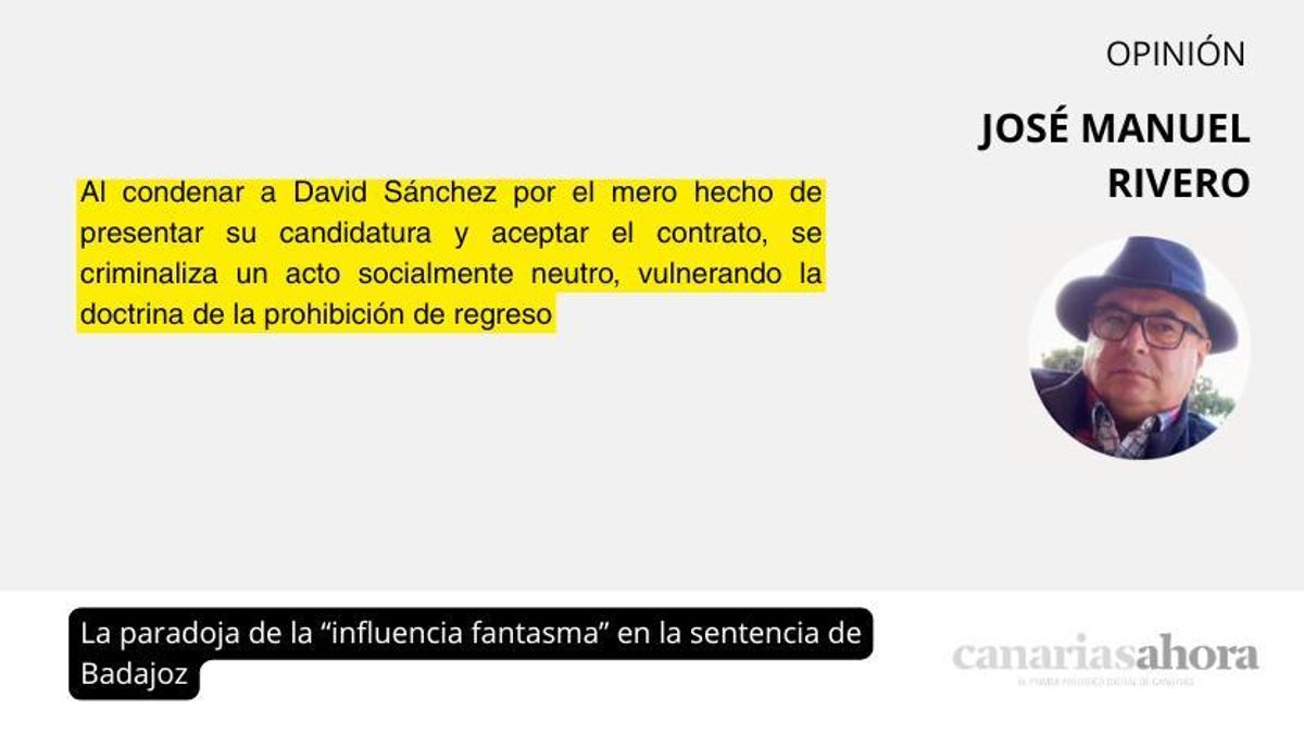 La paradoja de la “influencia fantasma” en la sentencia de Badajoz
