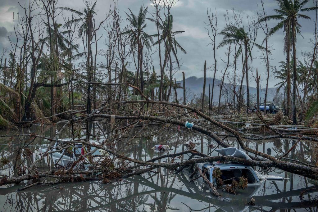 Tacloban, isla de Leyte. “Aquellos que tenían heridas de consideración o bien están ya evacuados o muertos. Nuestra preocupación ahora es la infección de las heridas y las emergencias obstétricas. Dada la falta de agua potable enfermedades relacionadas con el consumo de aguas contaminadas, podrían aparecer pronto. La gente está necesitada de todo. Y esto es en la ciudad de Tacloban. Sólo puedo imaginarme que la situación será aún peor en las zonas aisladas”, anticipaba Libessart 5 días después del paso del tifón. © Yann Libessart/MSF