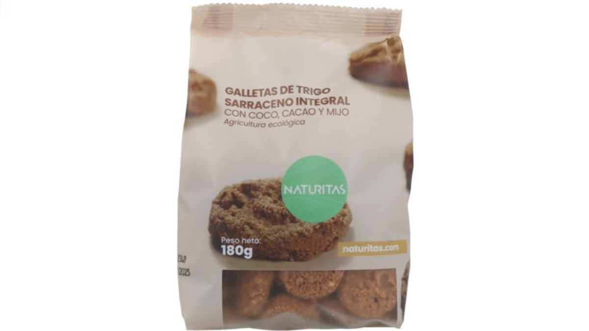 Galletas de trigo sarraceno integral