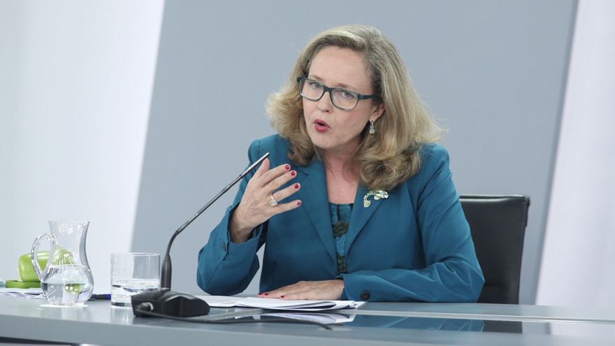 La vicepresidenta tercera del Gobierno y ministra de Asuntos Económicos y Transformación Digital, Nadia Calviño