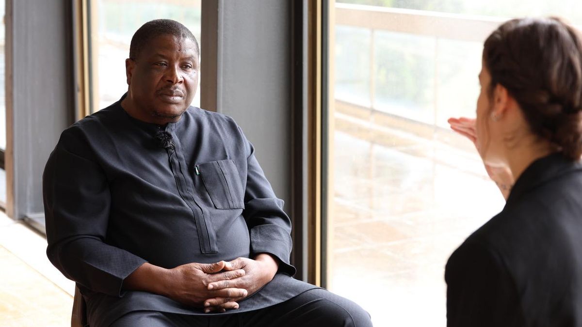 Dr. Kaloga el pasado viernes 23 de mayo durante la resolución que reconoce las enfermedades de la piel como prioridad de salud pública global.