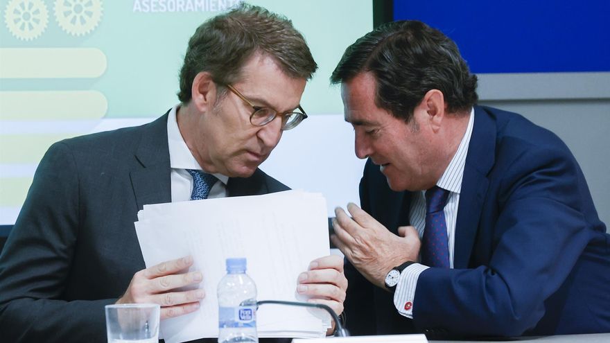 Feijóo, portavoz de la patronal