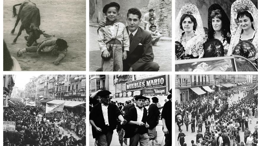 La historia de las fiestas de Vitoria en imágenes (1): así ha cambiado el Día del Blusa desde 1945