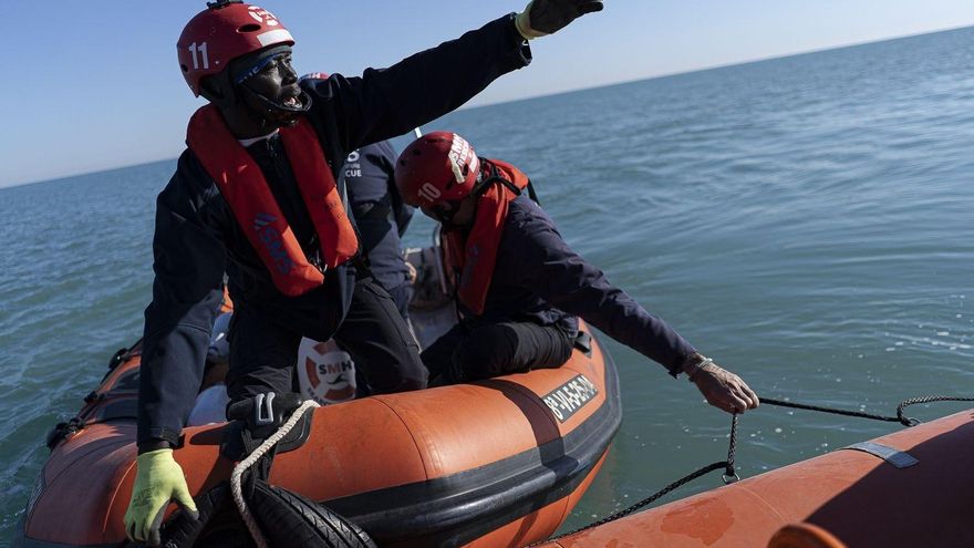 Rescate de la ONG Salvamento Marítimo Humanitario.