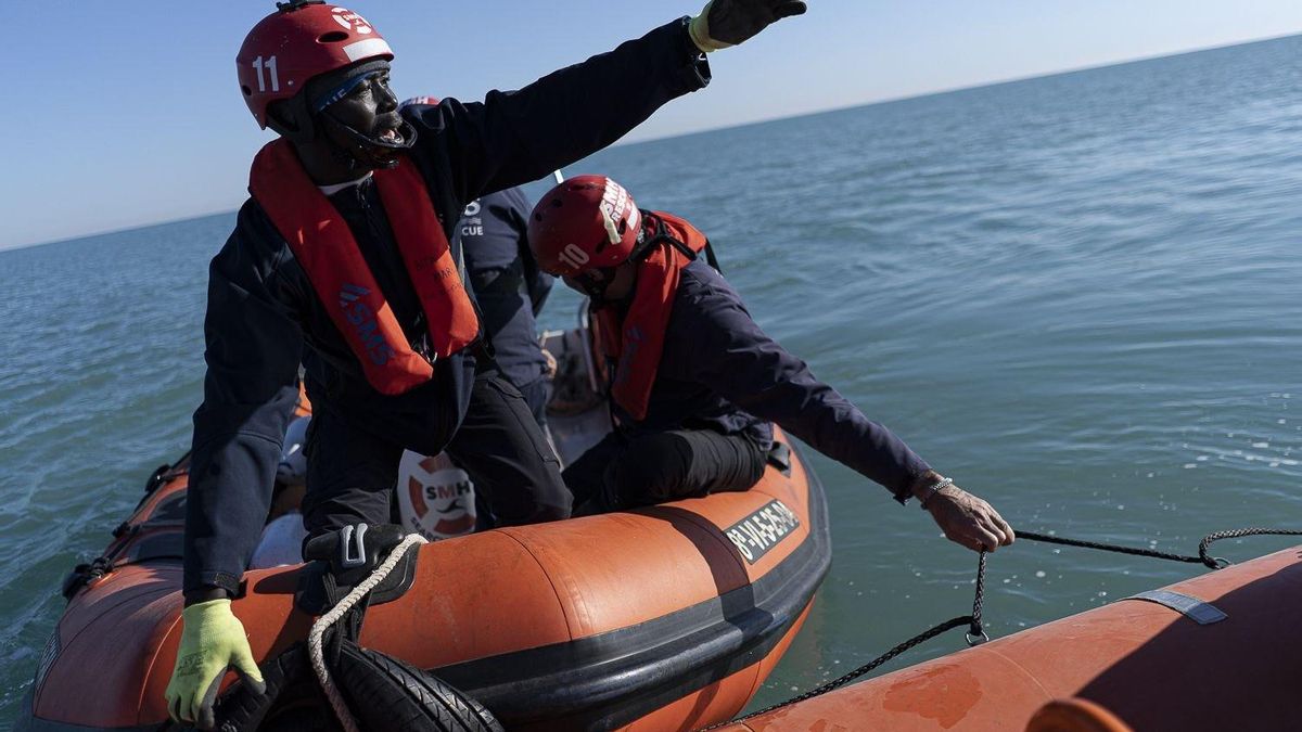 Rescate de la ONG Salvamento Marítimo Humanitario.
