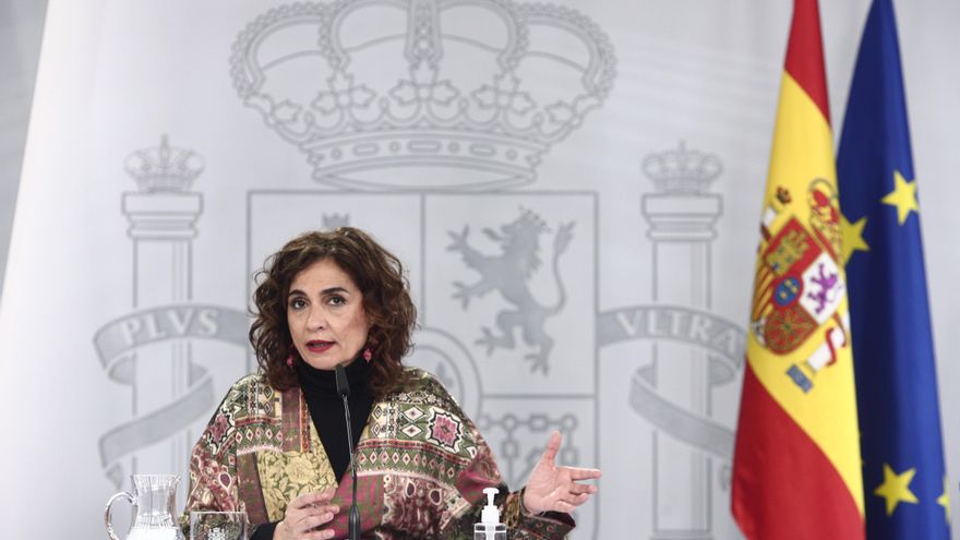 La ministra portavoz y de Hacienda, María Jesús Montero.