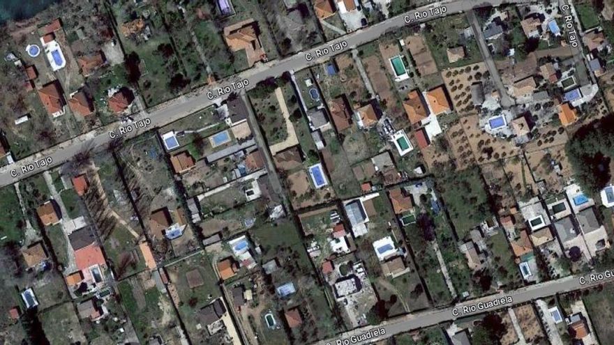 Otra vista en Google Maps, en este caso de la urbanización Río Llano