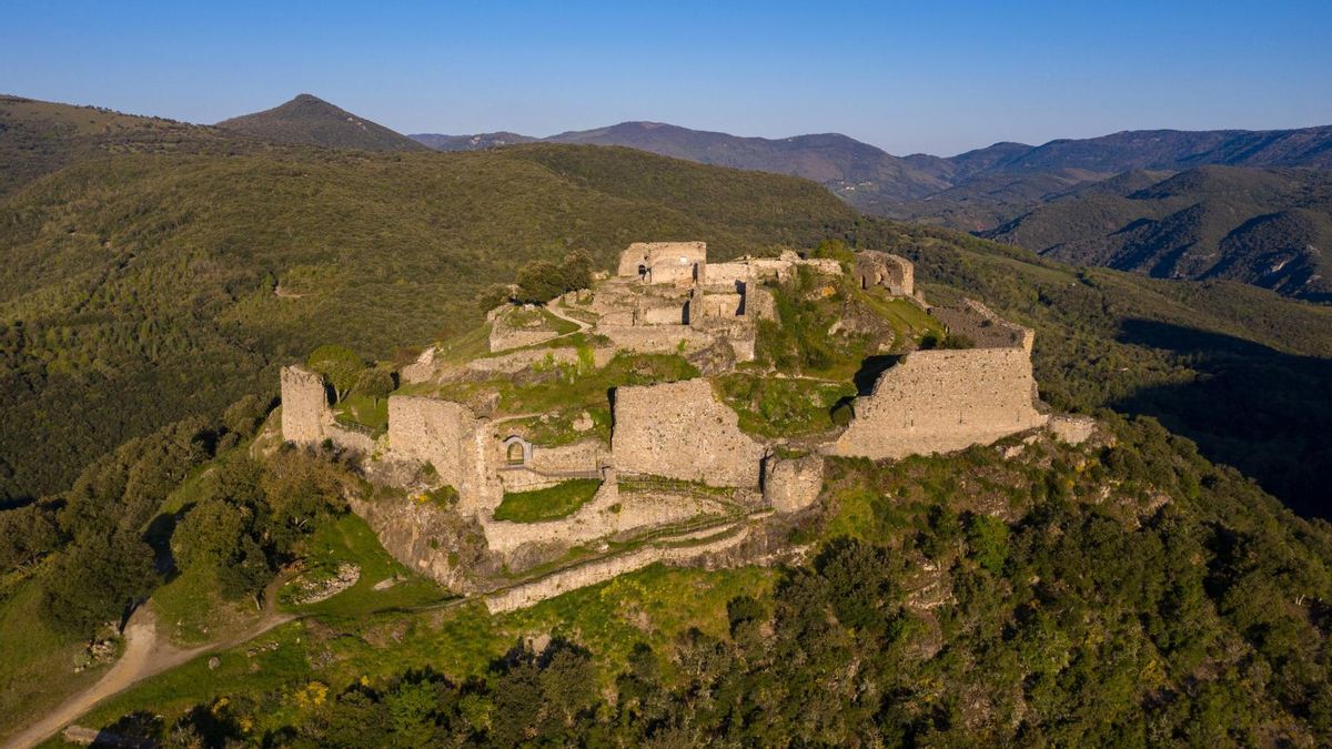 Castillo de Termes, en Francia.