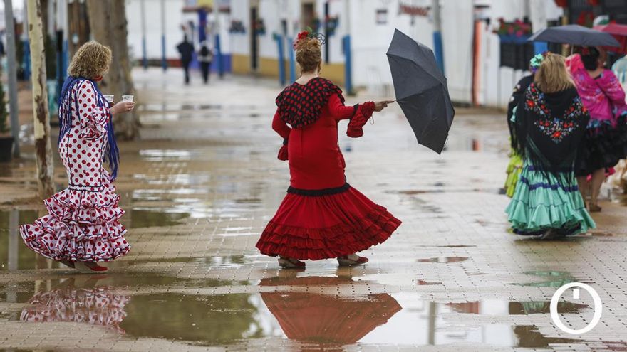Córdoba se despide de la Feria entre la lluvia y la tormenta