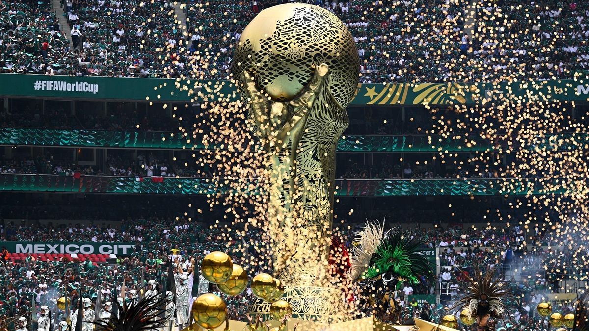 Coreografía en la ceremonia de inauguración del Mundial en México, el pasado 11 de junio.