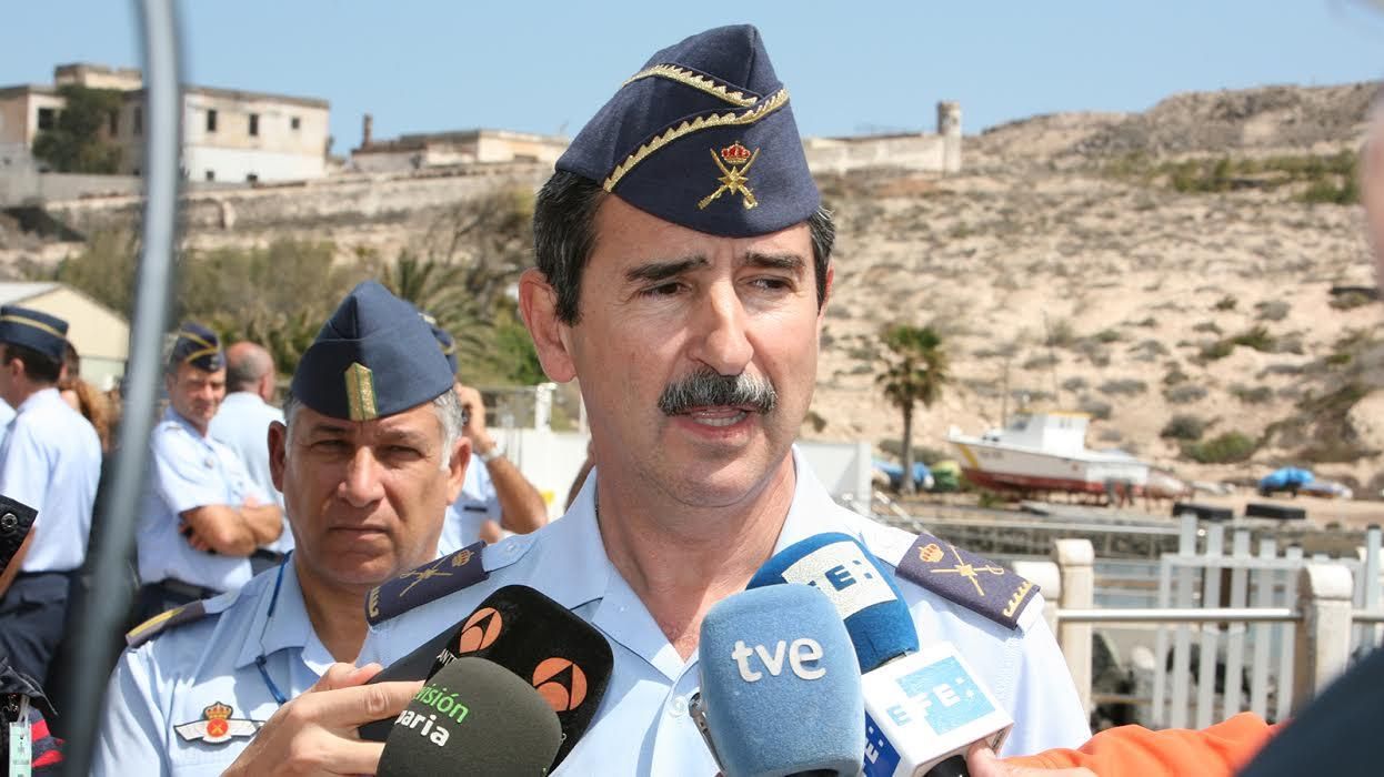 General Francisco Javier Fernández Sánchez, segundo jefe del Mando Aéreo de Canarias.(ALEJANDRO RAMOS)