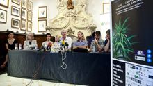 Presentación del estudio 'Auge y caída de la prohibición del cannabis'. /ENRIC CATALÀ