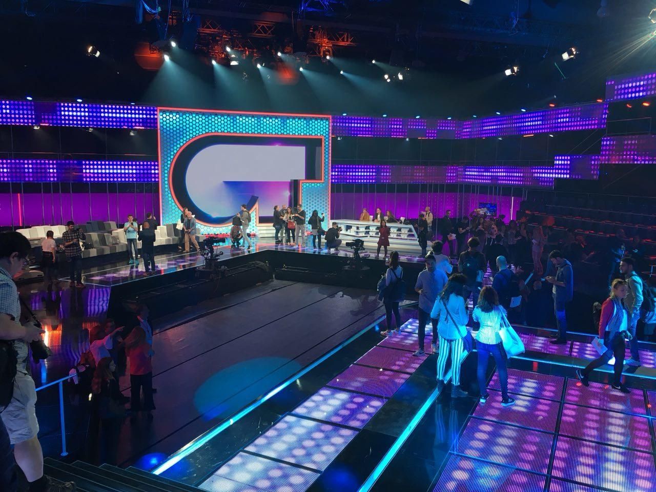 Panorámica del plató de OT 2017