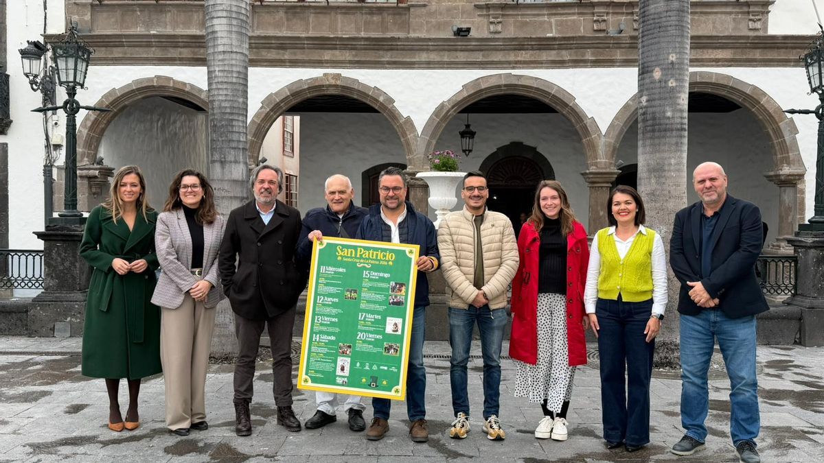 Santa Cruz de La Palma celebra San Patricio y el legado irlandés en la ciudad: Luar Na Lubre actuará en la capital