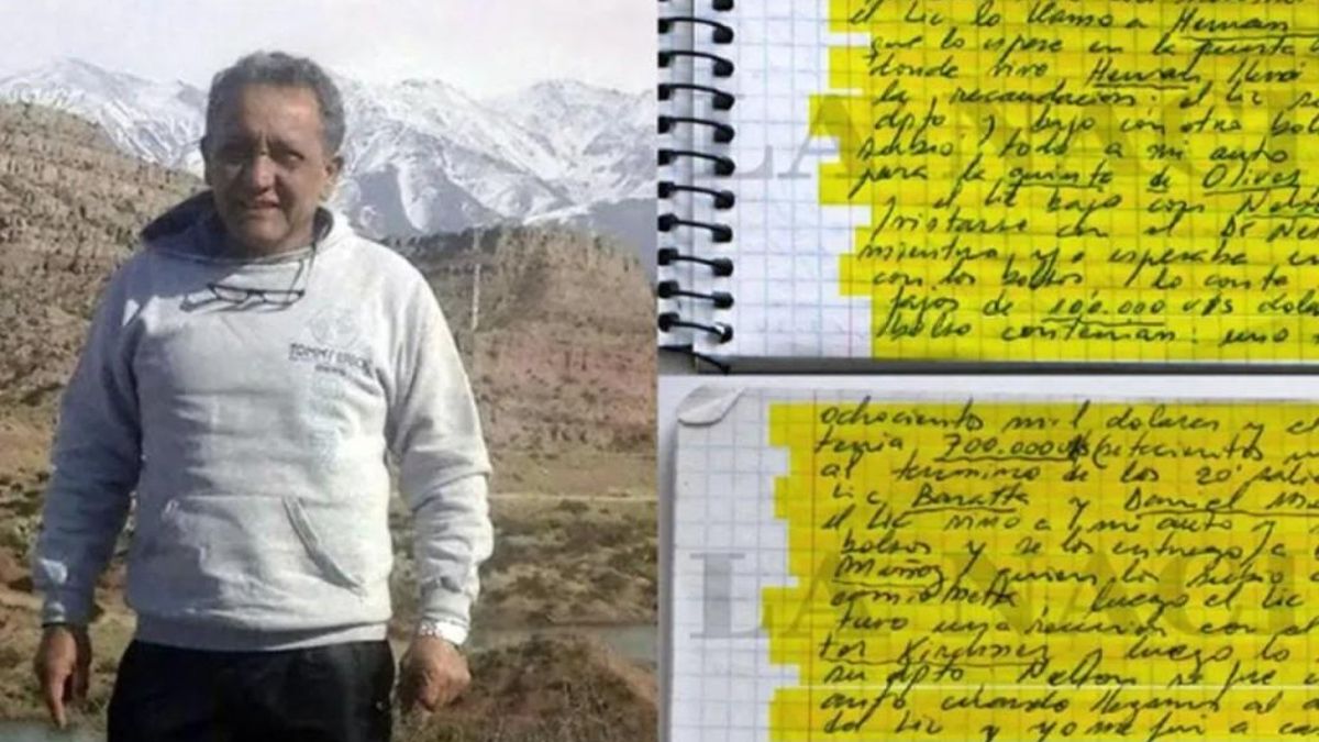 Oscar Centeno, el chofer que escribió en sus cuadernos cómo llevaba y traía el dinero de los sobornos.