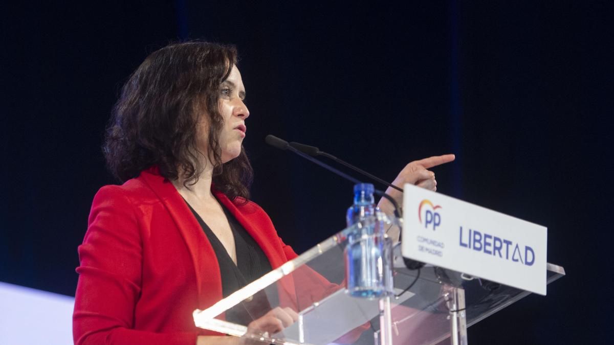La presidenta de la Comunidad de Madrid, Isabel Díaz Ayuso.