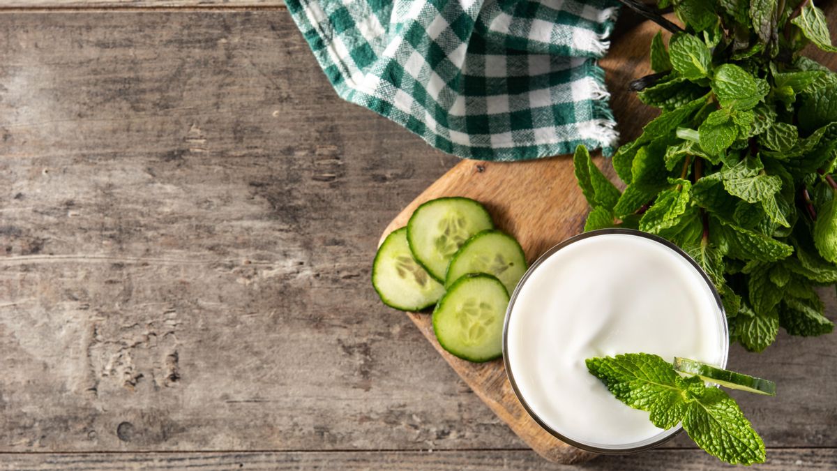 La menta aporta a la crema de pepino el toque de frescura perfecto.