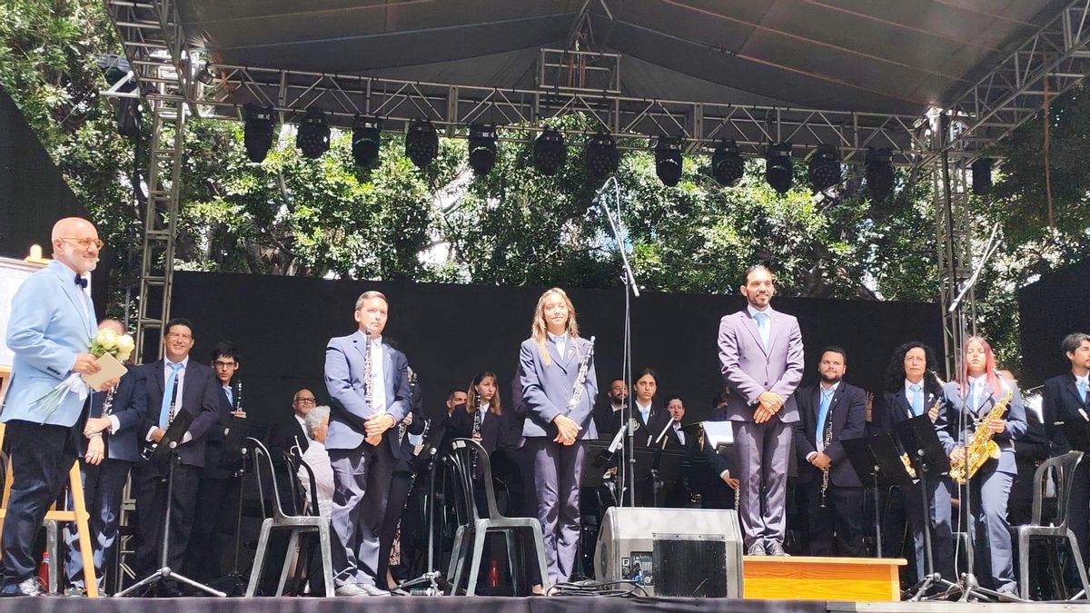 La Banda de Música de Los Llanos devuelve a la vida un olvidado pasodoble de Domingo González Ferrera