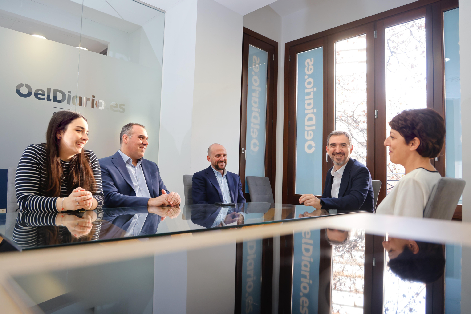 Imagen en la nueva oficina de elDiario.es en Aragón