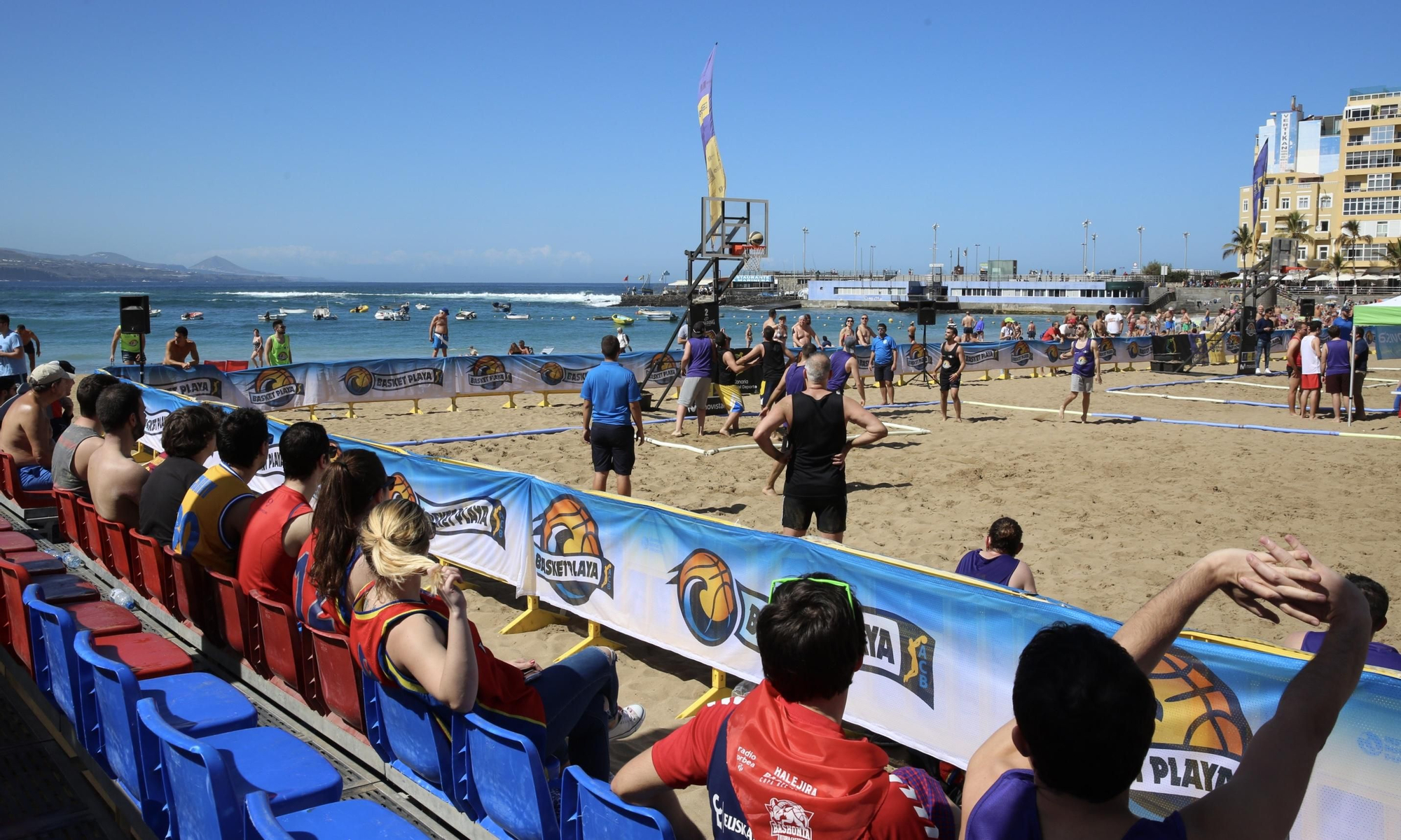 Torneo de Basket Playa. (Alejandro Ramos).
