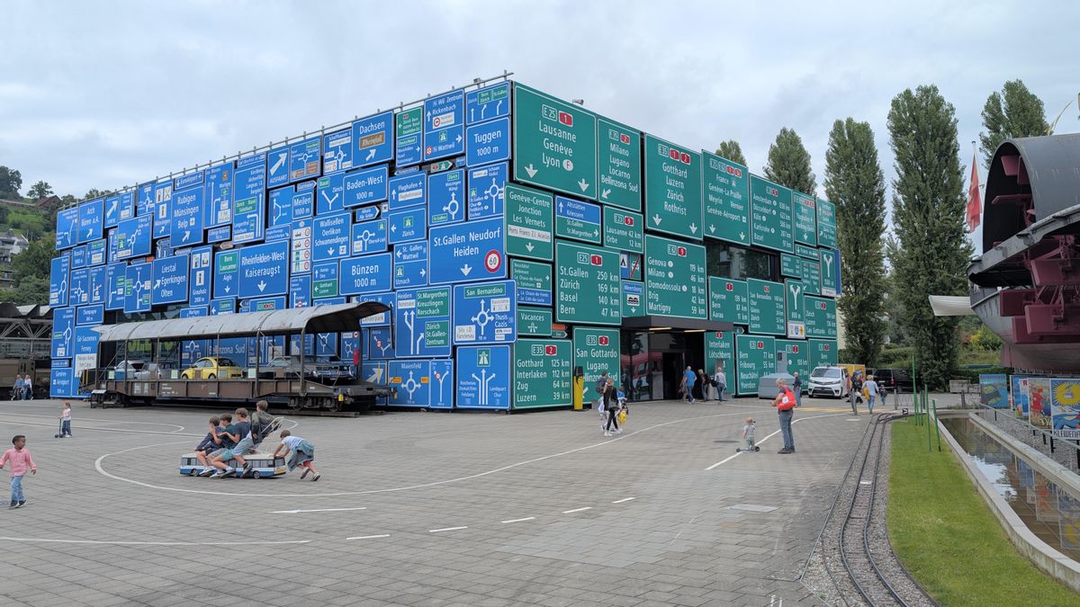 El Museo de Transportes de Lucerna.