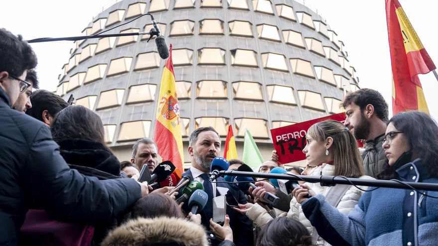 El presidente de Vox, Santiago Abascal.