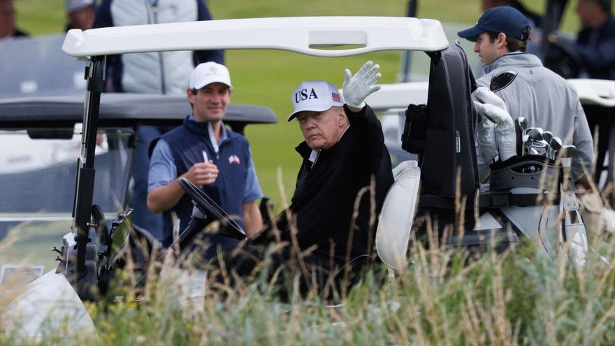 A Trump le molesta ver a personas sin hogar cuando va a jugar a golf y promete desalojarlas a todas de Washington DC