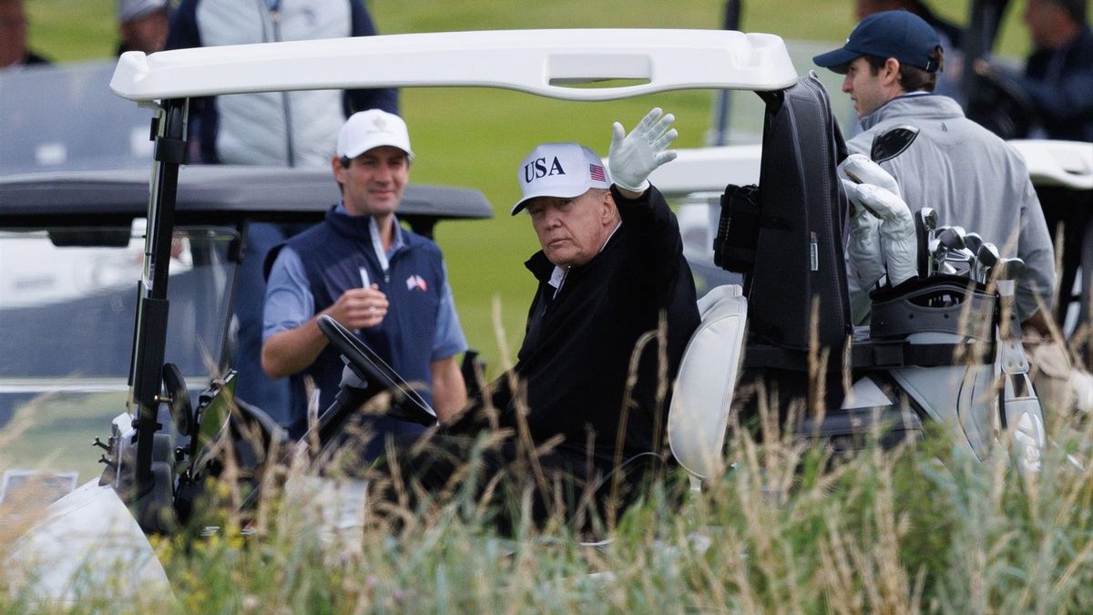 A Trump le molesta ver a personas sin hogar cuando va a jugar a golf y promete desalojarlas a todas de Washington DC
