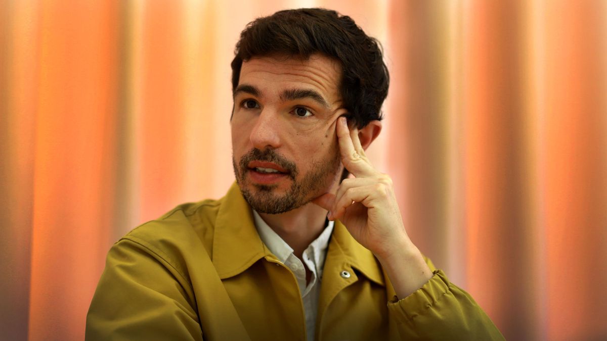 Vicent Molins durante la entrevista.