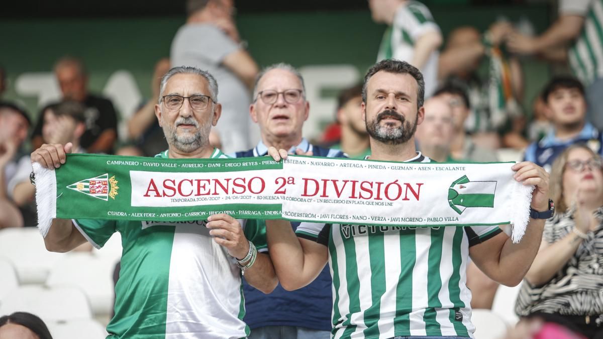 Grada Blanquiverde del Cordoba CF - Sevilla FC